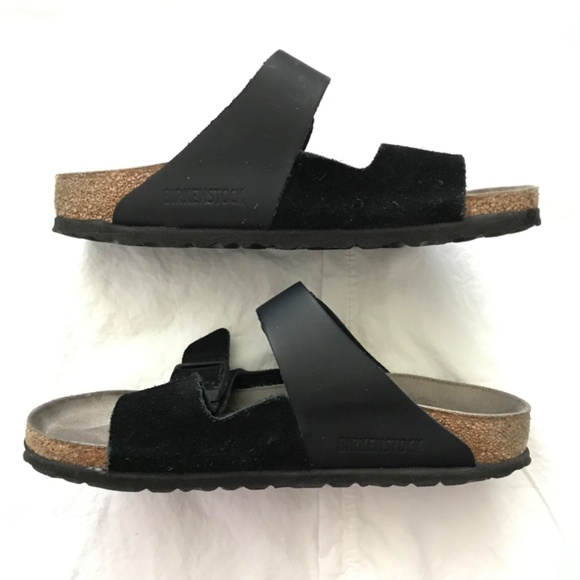 Birkenstock Arizona Split Size 36/Women's 5/5.5 Black - Picture 3 of 14
